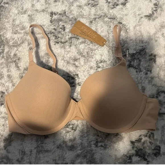 SKIMS (B25) FITS EVERYBODY T-SHIRT BRA - 2294 36A NWT CLAY - Picture 3 of 4